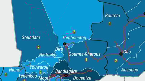 Map of Northern Mali