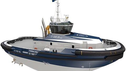 Rendering of the 31-metre tug