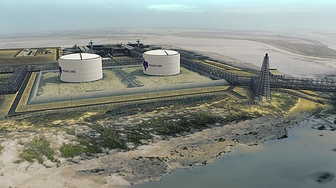 Concept render of Texas LNG facility