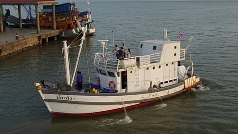 A Thai fishing boat