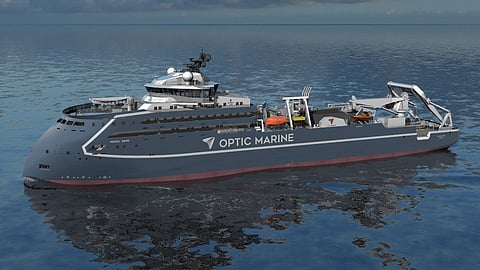 Concept render of OMS Group's new cable-laying vessels