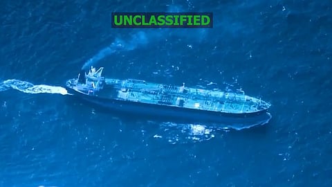 The US military seizes the tanker Sagitta in the Caribbean