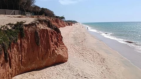 The beach in Portugal where Dravo will undertake the coastal protection and nourishment works