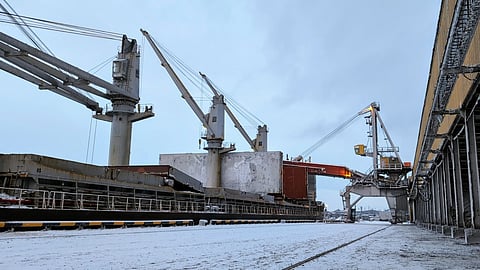 Cargo operations at Murmansk Bulk Terminal