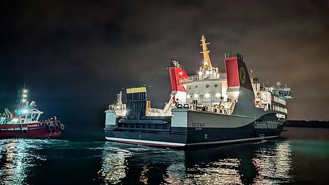 Isle of Islay departing Turkey for Scotland