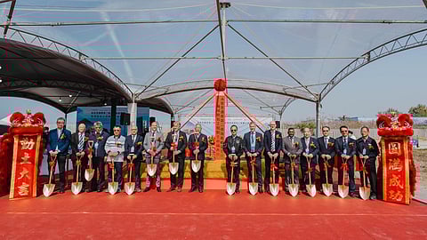 Ceremony marking the start of the YT2 offshore natural gas pipeline project in Taiwan, January 22, 2026