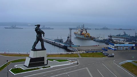 Severomorsk naval base, Russia