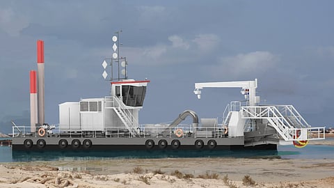 Dekker Group's new electric cutter suction dredger