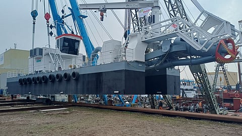 Rotterdam 26, the Dekker Group's new fully electric cutter suction dredger