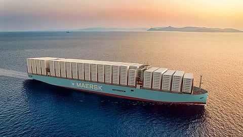 Concept render of Maersk's new containerships