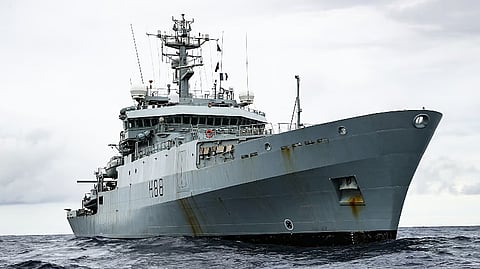 The Royal Navy Echo-class survey ship HMS Enterprise