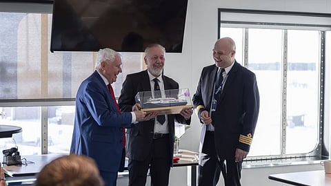 Ceremony marking the completion of Stena Line's acquisition of Wasaline, February 9, 2026