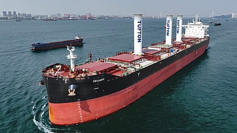A Tufton-owned bulk carrier