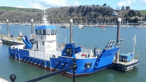 Tiffany II, a fish farm support vessel built by Coastal Workboats
