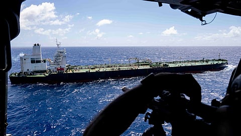US forces seized the sanctioned oil tanker Bertha in the Indian Ocean, February 24, 2026.