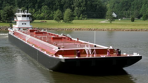 A tank barge manufactured by Arcosa Marine Products