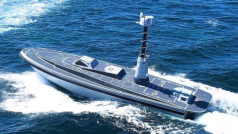 The armed USV Sancar