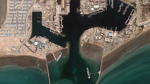 Iran's naval headquarters at Bandar Abbas