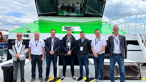 One of the two semi-SWATH crewboats delivered to Mainprize Offshore