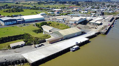 Whanganui Port in New Zealand