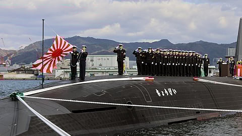 Commissioning of JS Chogei, the Japan Maritime Self-Defence Force's fifth Taigei-class submarine, March 10, 2026