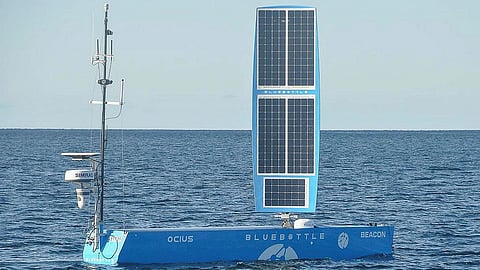 Bluebottle USV participating in Exercise Autonomous Warrior 22 in Australia's Jervis Bay