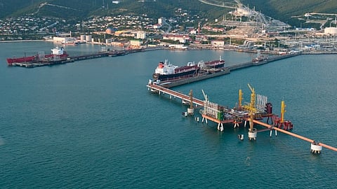 Sheskharis oil harbour