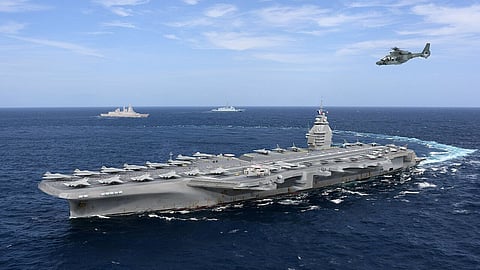 Artist's impression of France's forthcoming aircraft carrier France Libre