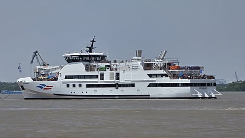 Scillonian IV following her launch in Vietnam, March 28, 2026