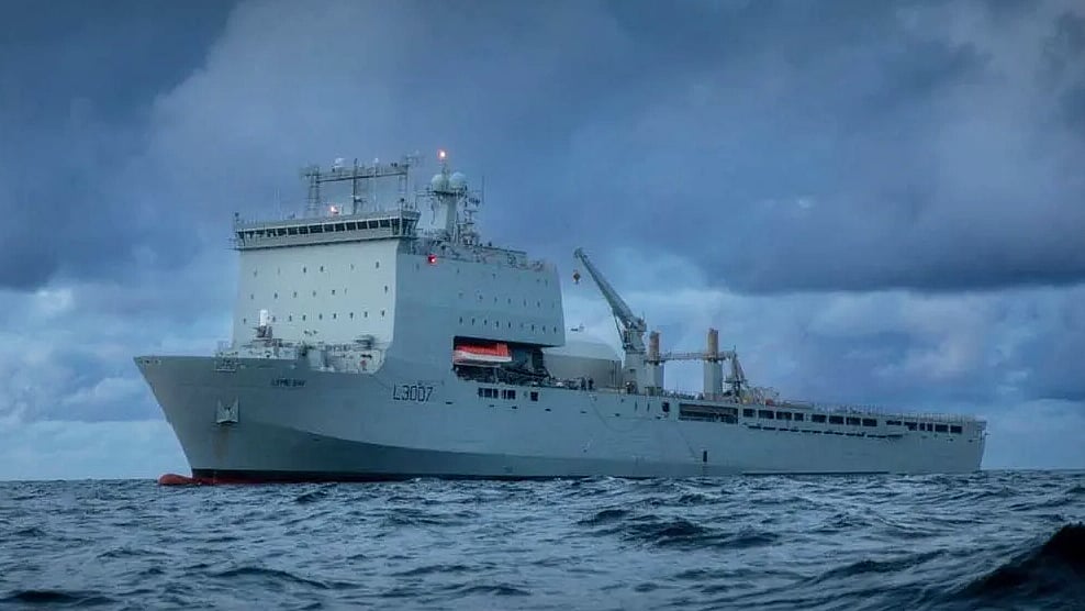 UK Royal Fleet Auxiliary ship arrives in Middle East for potential Hormuz mission