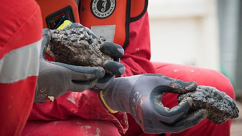 Polymetallic nodule samples