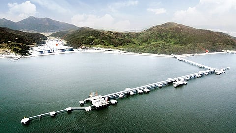 Yeosu oil terminal, South Korea