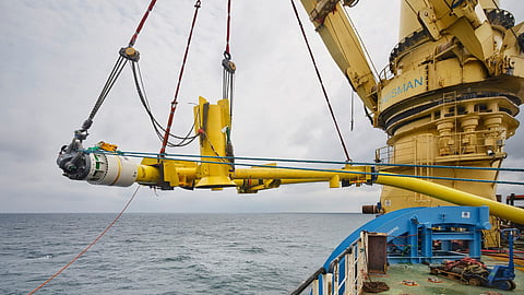 Installation of soft-yoke mooring system