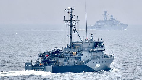 German Navy Type 332 Frankenthal-class minehunter FGS Rottweil
