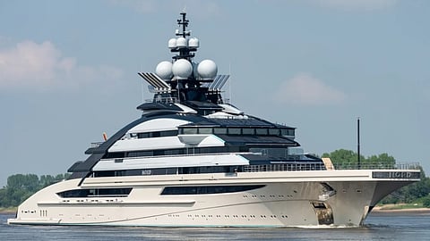 The superyacht Nord