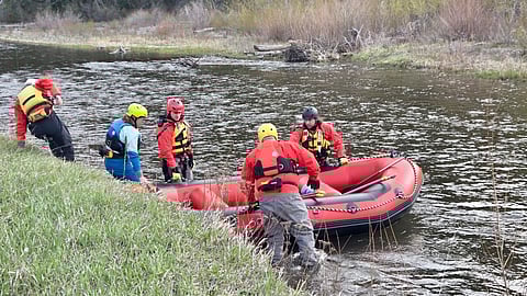 Boat crews that were deployed in response to the capsizing