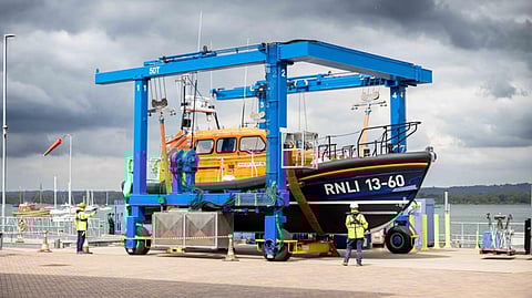 The RNLI rescue boat Roy Barker VII