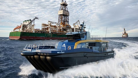 Artist's impression of Aircat Vessels' new SES crewboat