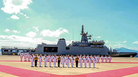 BRP Rajah Lakandula, the Philippine Navy's second Rajah Sulayman-class offshore patrol vessel, May 8, 2026