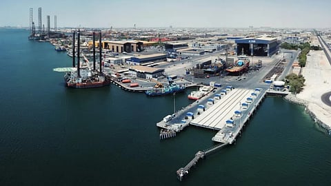 Abu Dhabi Ship Building (ADSB) yard