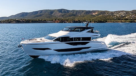 A Sunseeker yacht