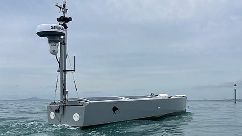 A Royal New Zealand Navy 7.4-metre USV