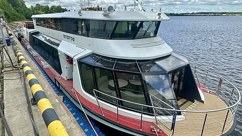 The Russian Project EM901 electric river ferry Peterhof