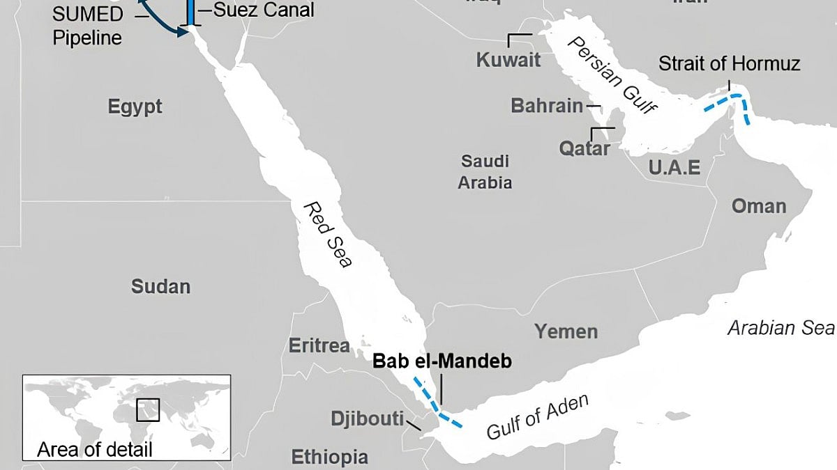 Conflicts slow down ship traffic in key Middle East chokepoints