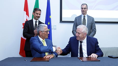 Signing of the MOU between WASS Submarine Systems and Magellan Aerospace Corporation