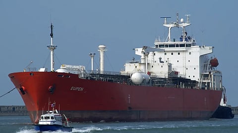 The LPG tanker Eupen, which now sails under the name Meer Gas and had previously sailed as Sevan