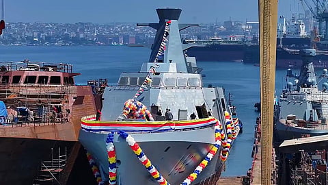 KD Raja Laut, the second Tunku-class littoral mission ship being built by Turkey's STM Defence for the Royal Malaysian Navy