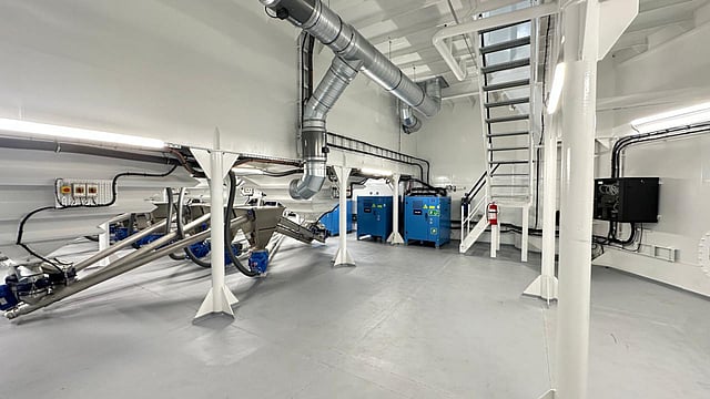 Silo room interior Torvgjógv