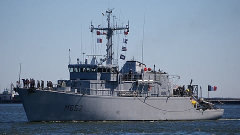 Céphée. a French Navy Tripartite-class minehunter