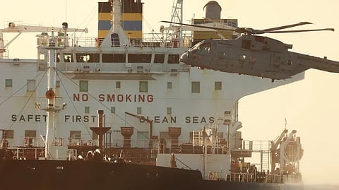 UK forces boarded the Russian "shadow fleet" tanker Smyrtos